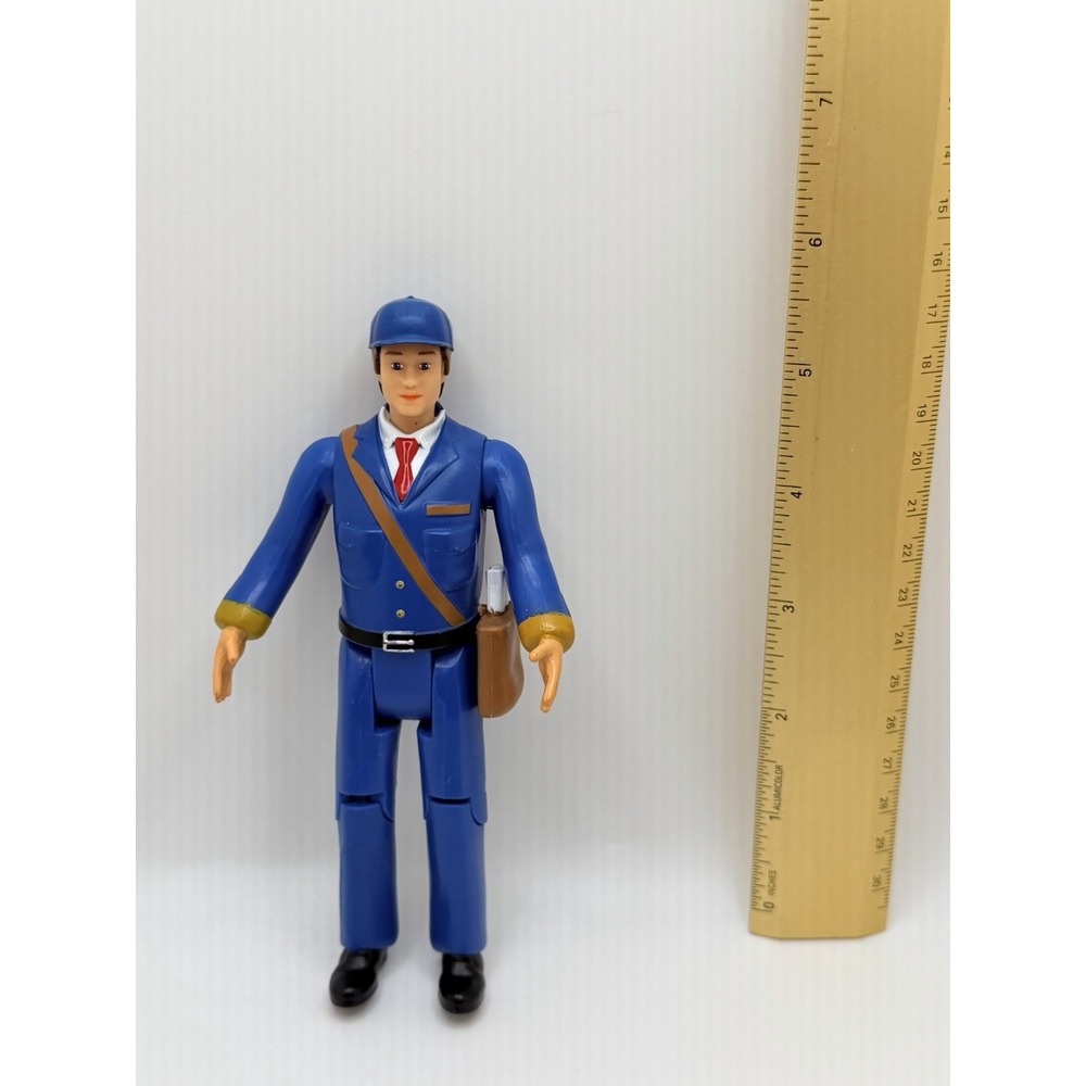 Fisher Price Beverly Hills Sweet Li'l Family Dollhouse Mailman Figure Doll